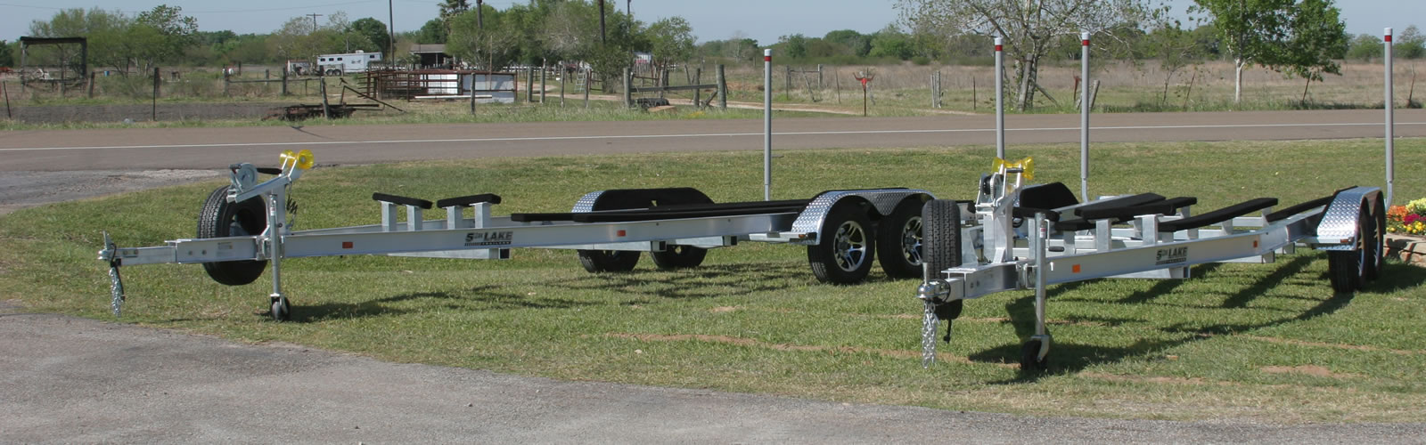 We can build an aluminum trailer to fit almost any boat